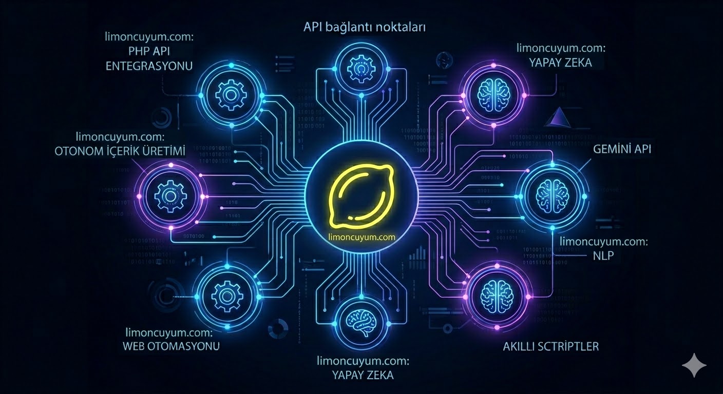 Yapay zeka API'leri ile web projelerinizi nasıl otonom hale getirebilirsiniz? PHP scriptlerde AI entegrasyonunun avantajları, otomatik içerik üretimi ve akıllı sistemlerin arama motoru optimizasyonuna kapak görseli