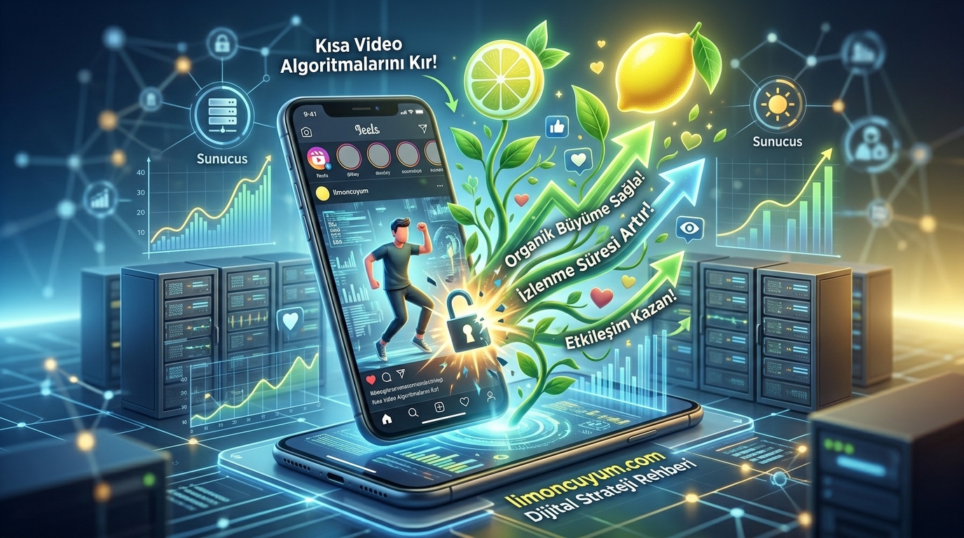 Kısa Video (Reels & Shorts) Algoritmalarını Kırarak Organik Büyüme Sağlamak kapak görseli