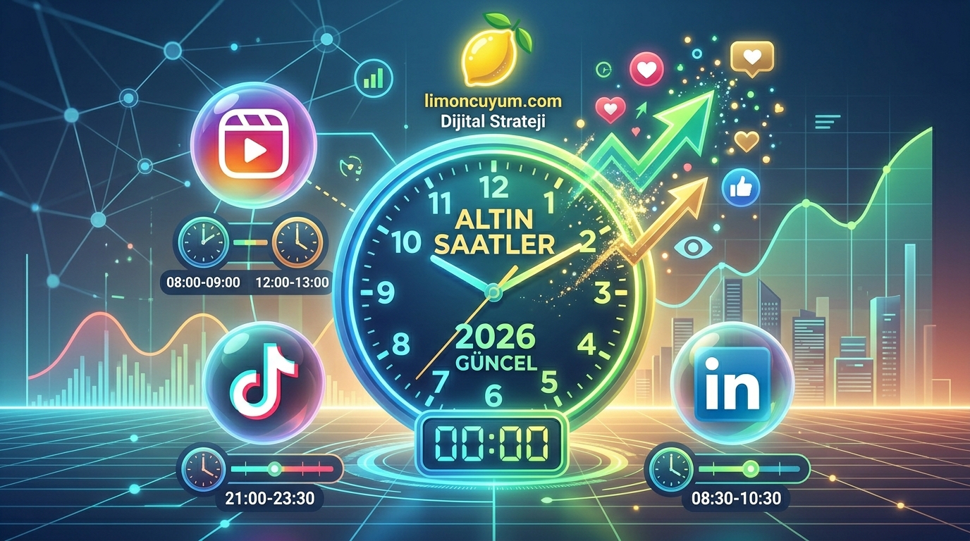 Sosyal Medyada Paylaşım Yapmak İçin En Doğru Saatler (2026 Güncel) kapak görseli