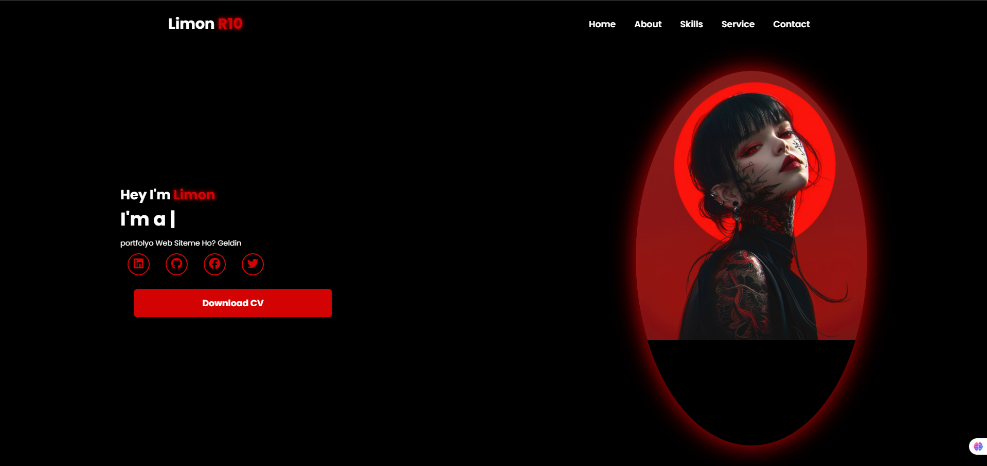 Ücretsiz Portfolyo Scripti Admin Panelli proje görseli