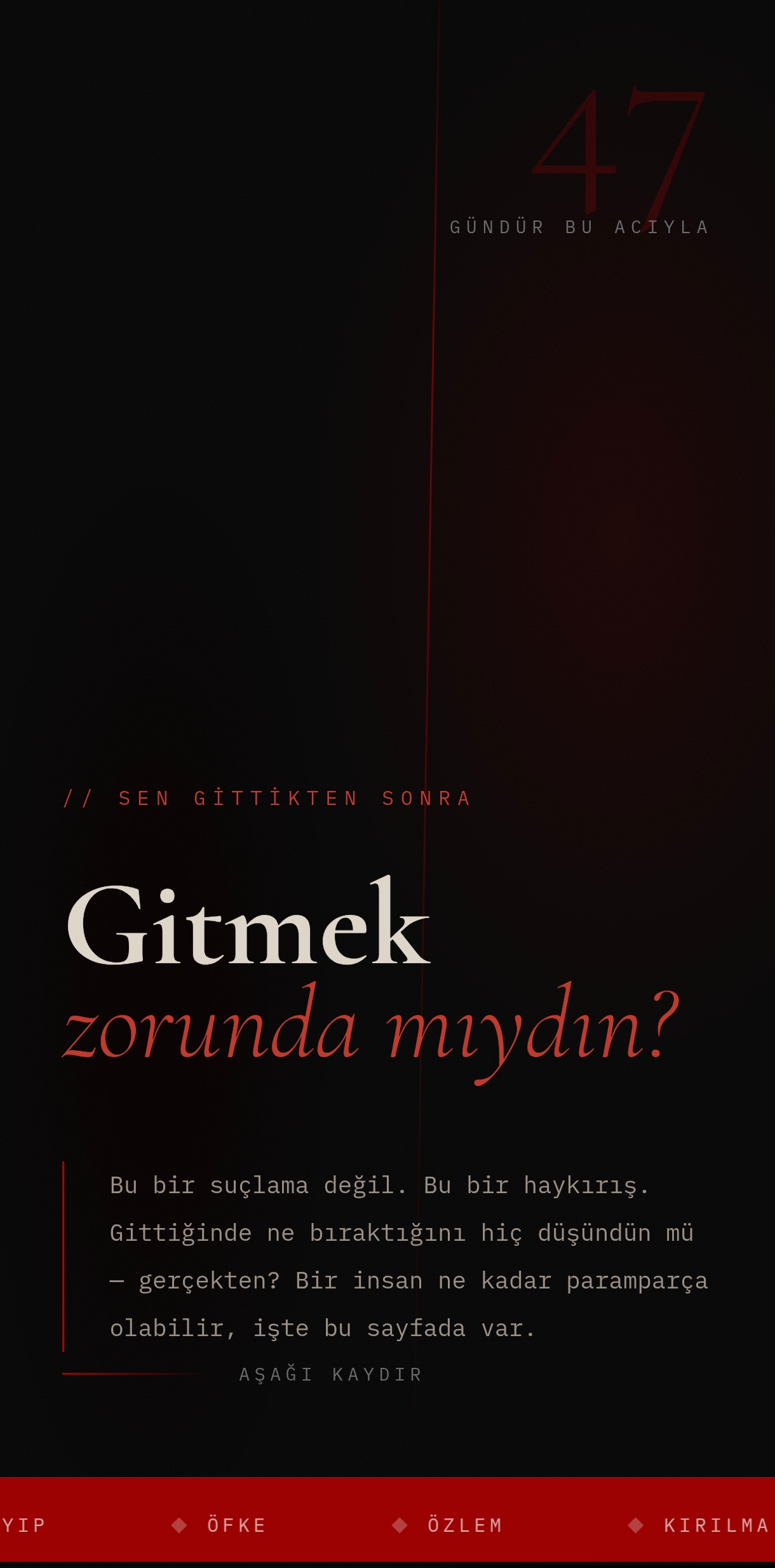 İhanetin temeli - proje ekran görüntüsü