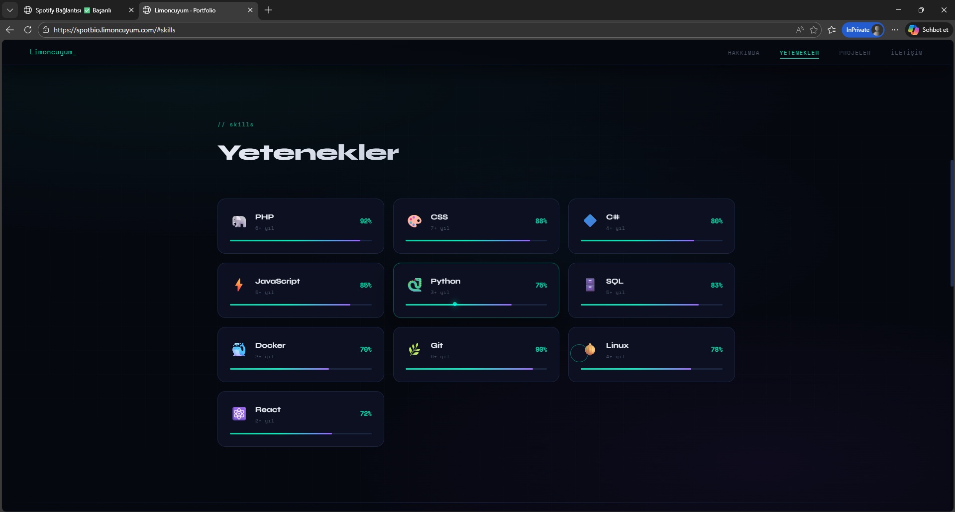 spotbio / destek scripti