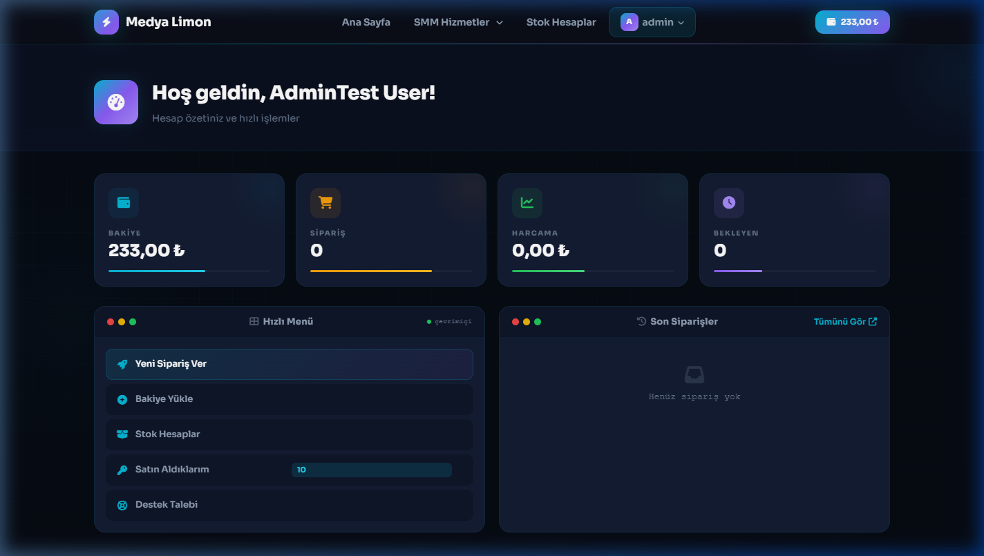 Limon Bahçesi — Yeni Nesil Sosyal Medya Paneli