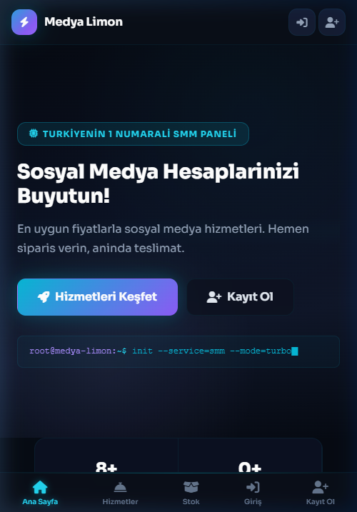 Limon Bahçesi — Yeni Nesil Sosyal Medya Paneli