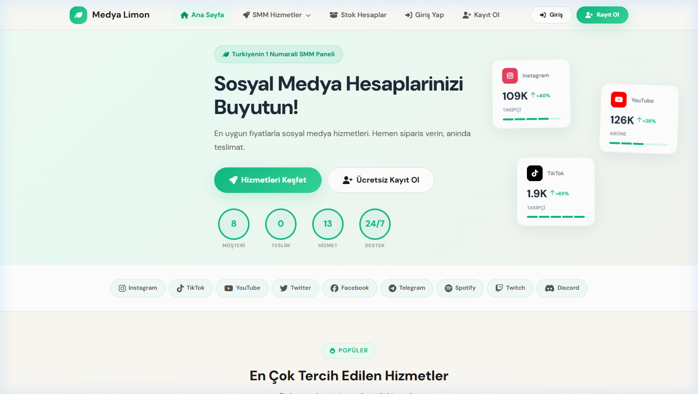 Limon Bahçesi — Yeni Nesil Sosyal Medya Paneli