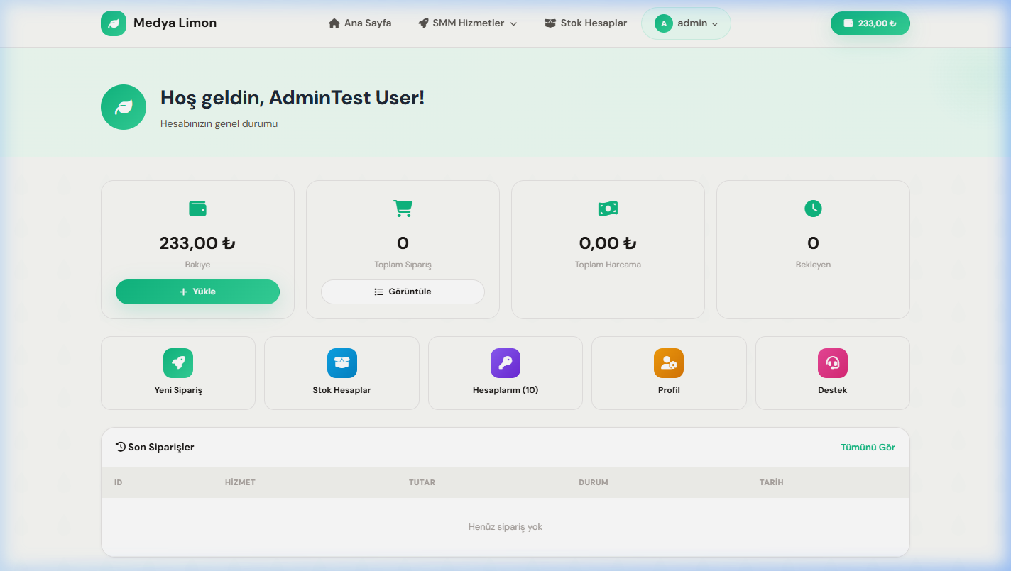 Limon Bahçesi — Yeni Nesil Sosyal Medya Paneli