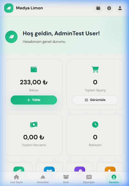 Limon Bahçesi — Yeni Nesil Sosyal Medya Paneli