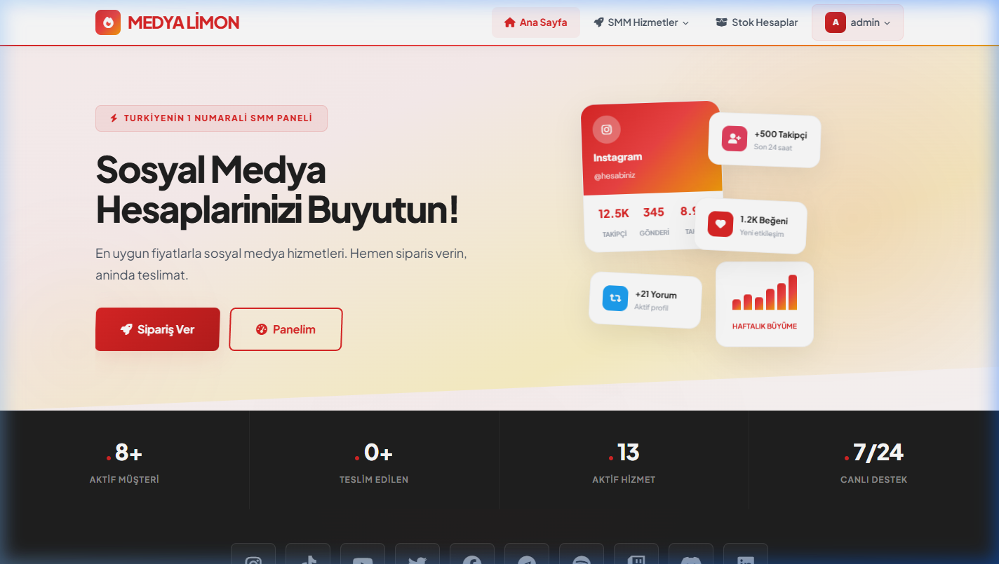 Limon Bahçesi — Yeni Nesil Sosyal Medya Paneli