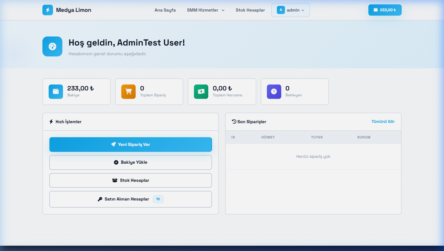 Limon Bahçesi — Yeni Nesil Sosyal Medya Paneli