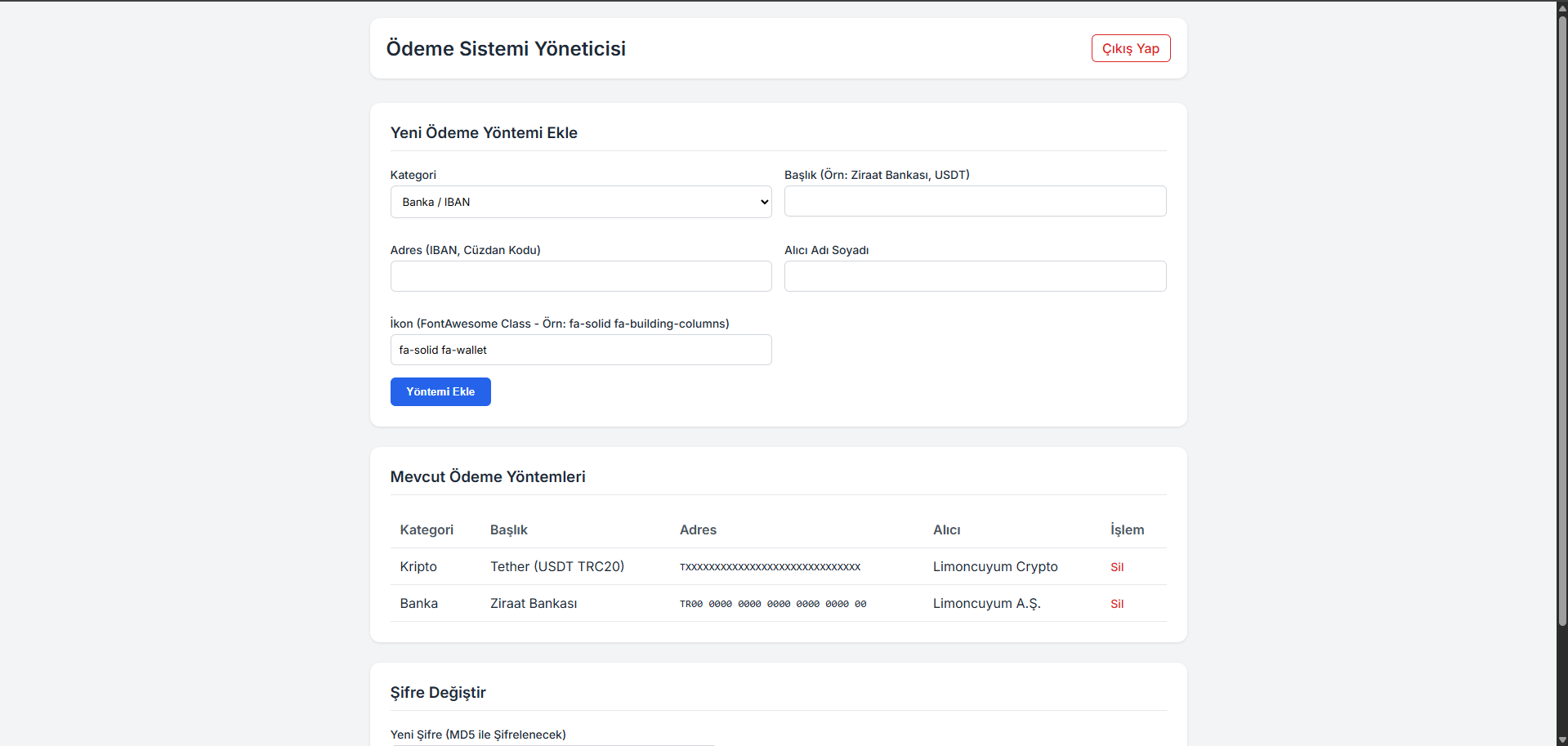 Premium Ödeme Ağı Scripti